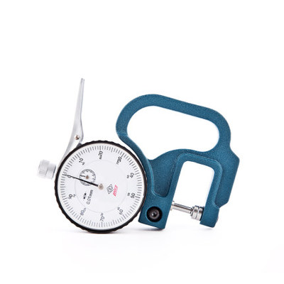 哈量测厚规 指针测厚仪 厚度计 0-10*30 0.01mm厚度规 壁厚规
