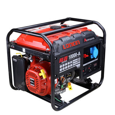 隆鑫8KW汽油发电机静音家用办公户外工地基站机房电启动大功率