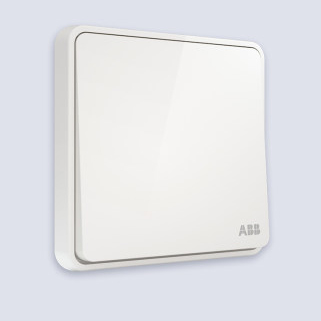 ABB五孔开关插座面板abb五孔USB插座 纤悦雅典白