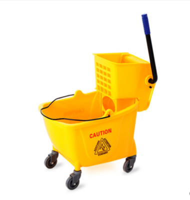 白云清洁榨水车挤水车拖把桶酒店商用挤水桶3224升墩布车柞水车