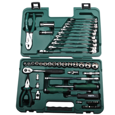 世达工具箱56件套装组合棘轮套筒扳手汽修汽保工具修理修车 09509