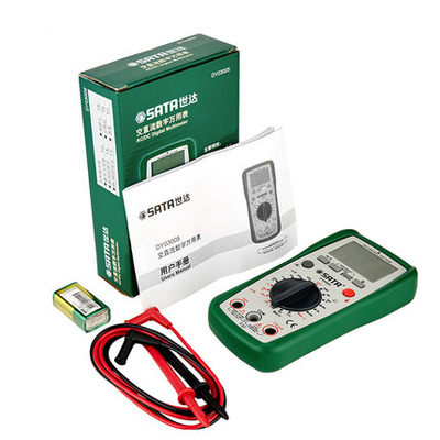 世達數顯表背光萬用表數字家用型電表帶表筆DY03005