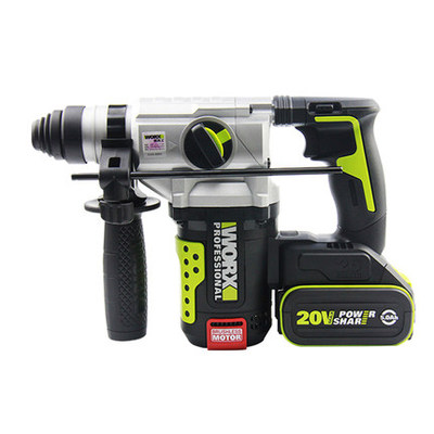 威克士WU389充電電錘無刷鋰電沖擊鉆兩用電捶大功率